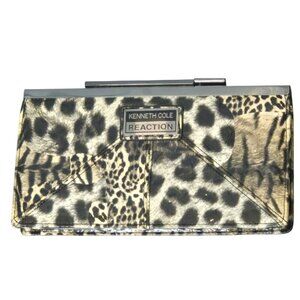 Kenneth Cole Leopard Print Clutch Wallet